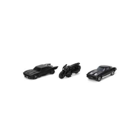 Jada Set 3 Vehicule Nano Batman 4cm - poza 3