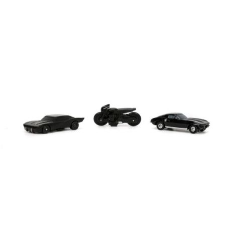 Jada Set 3 Vehicule Nano Batman 4cm - poza 4