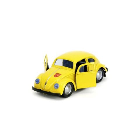 Jada Transformers Masinuta Metalica Bumblebee Volkswagen Beetle Scara 1:32 - poza 2