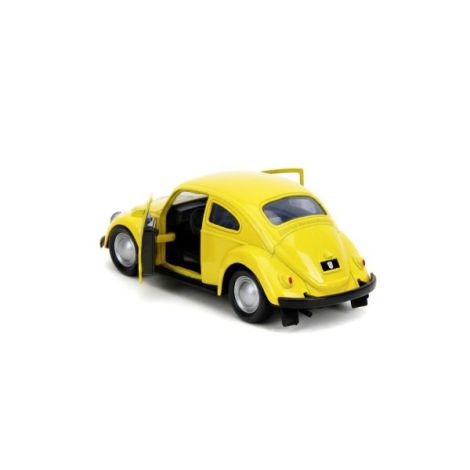 Jada Transformers Masinuta Metalica Bumblebee Volkswagen Beetle Scara 1:32 - poza 3