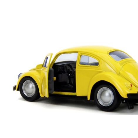 Jada Transformers Masinuta Metalica Bumblebee Volkswagen Beetle Scara 1:32 - poza 4