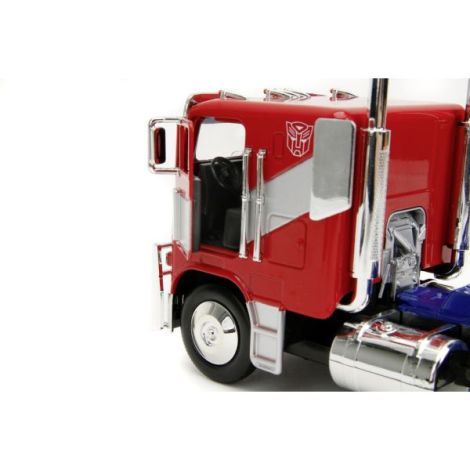 Jada Transformers T7 Optimus Prime 1 Camion Metalic Scara 1:24 - poza 4