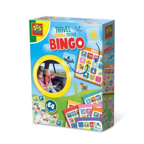 Joc bingo de copii cu stickere - set de calatorie - poza 1