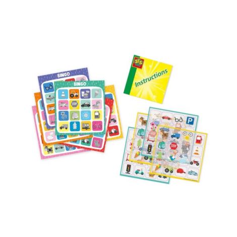 Joc bingo de copii cu stickere - set de calatorie - poza 2