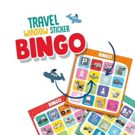 Joc bingo de copii cu stickere - set de calatorie - poza 4