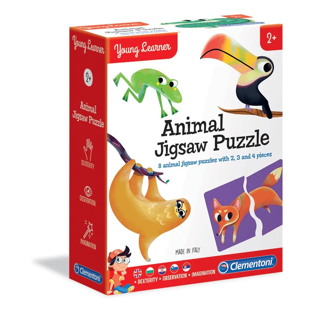 Joc Clementoni Young Learner Animal Puzzle - poza 1