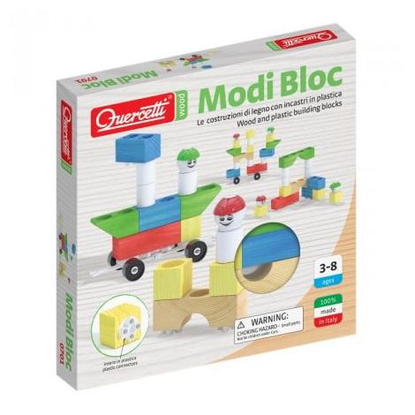Joc Constructie Modi Bloc 18 piese Quercetti - poza 1