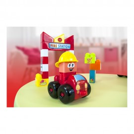 Joc constructii tematic Statie pompieri - Miniland - poza 2