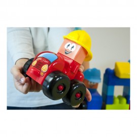 Joc constructii tematic Statie pompieri - Miniland - poza 3