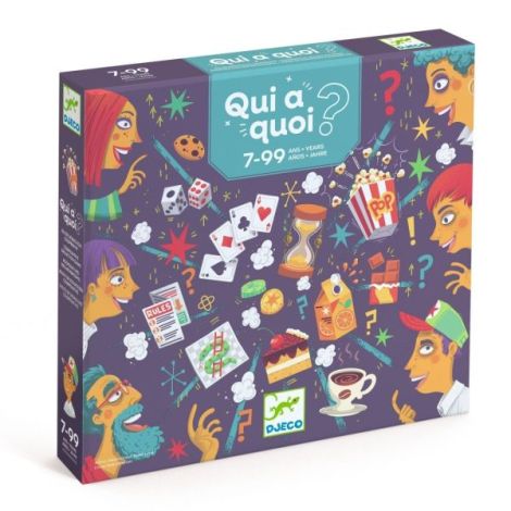 Joc cooperativ de logica Qui-à-quoi? Djeco - poza 1