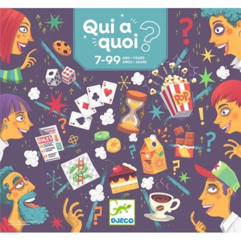 Joc cooperativ de logica Qui-à-quoi? Djeco - poza 5