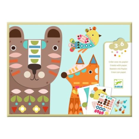 Joc creativ Animale gigantice, Djeco - poza 1