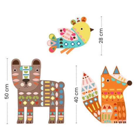 Joc creativ Animale gigantice, Djeco - poza 2