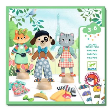 Joc creativ Bine te-am gasit Paris, Djeco - poza 1