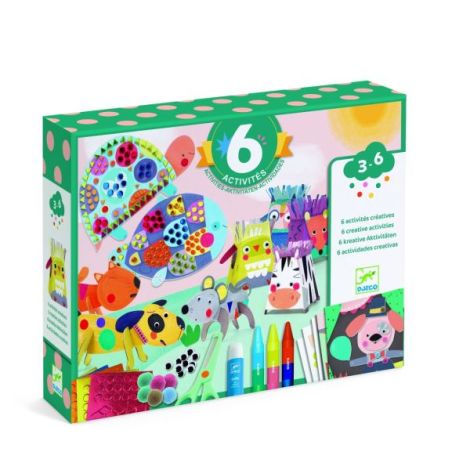 Joc creativ Casa animalelor, Djeco - poza 1