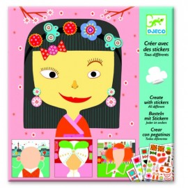 Joc creativ creează portrete Djeco - poza 1