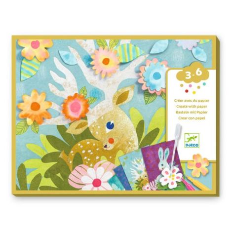 Joc creativ de decorat cu hartie, Djeco - poza 1