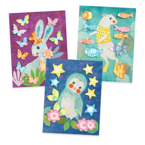 Joc creativ de decorat cu hartie, Djeco - poza 2