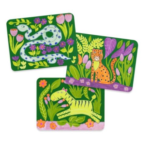 Joc creativ de pictura Animale salbatice, Djeco - poza 5