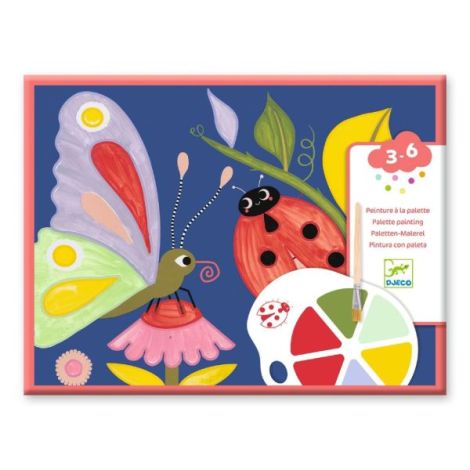 Joc creativ de pictura Fluturi si buburuze, Djeco - poza 1