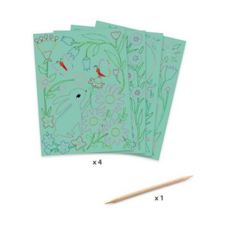 Joc creativ de razuit Animale din gradina - poza 2