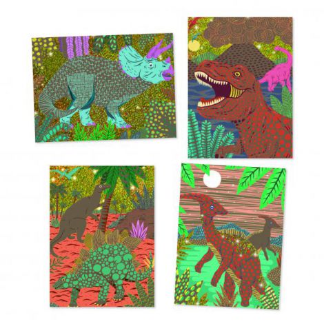 Joc creativ de razuit Dinozauri - poza 3