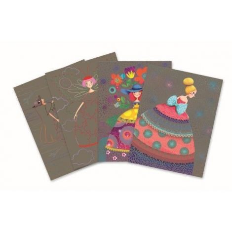 Joc creativ de răzuit Fete frumoase - poza 2