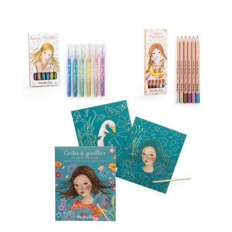 Joc creativ de razuit Les Rosalies, Moulin Roty - poza 3