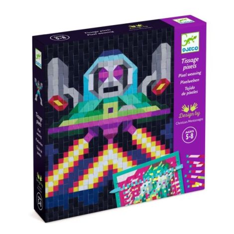 Joc creativ de tesut Tematica UFO, Djeco - poza 1