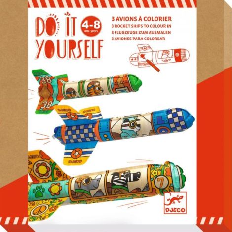 Joc creativ DIY Avioane, Djeco - poza 4