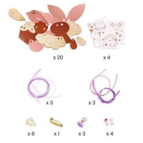 Joc creativ DIY Bijuterii Miss Rosefinch, Djeco - poza 5