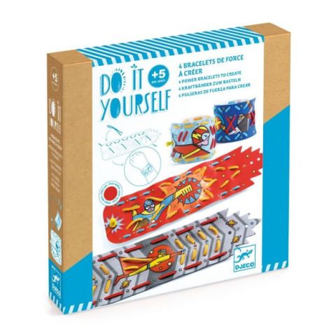 Joc creativ DIY Bratari cu superputeri, Djeco - poza 1