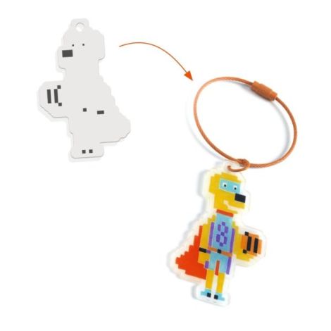 Joc creativ DIY Brelocuri eroi, Djeco - poza 2