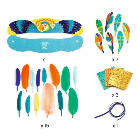 Joc creativ DIY Carnavalul Rio, Djeco - poza 2