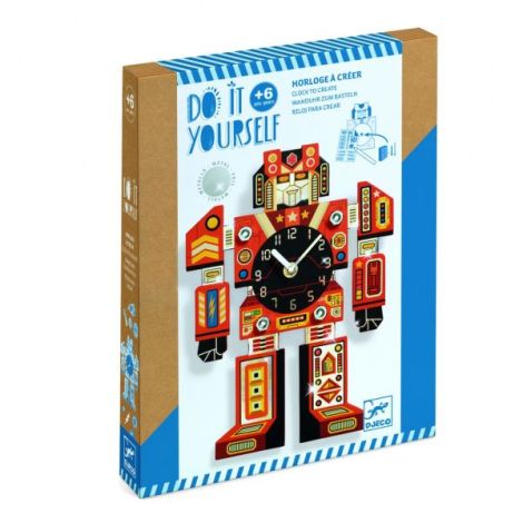 Joc creativ DIY Ceasul robot, Djeco - poza 1