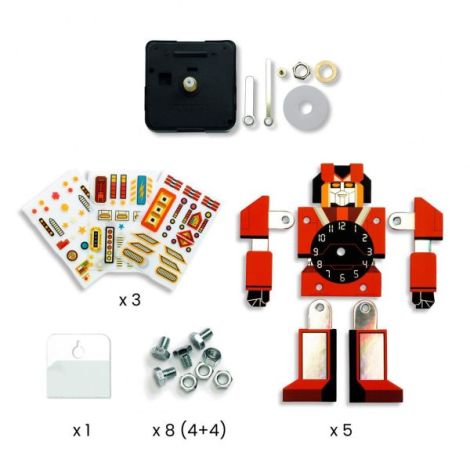Joc creativ DIY Ceasul robot, Djeco - poza 3