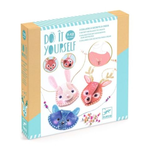 Joc creativ DIY Coliere secrete, Djeco - poza 1