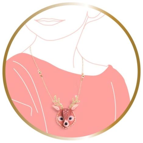 Joc creativ DIY Coliere secrete, Djeco - poza 3