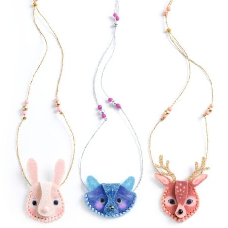 Joc creativ DIY Coliere secrete, Djeco - poza 4