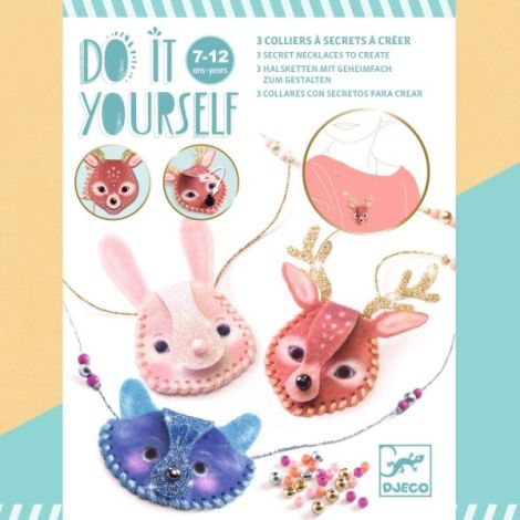 Joc creativ DIY Coliere secrete, Djeco - poza 5