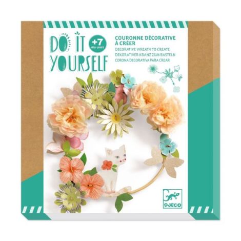 Joc creativ DIY Coronita cu flori Dalia, Djeco - poza 1