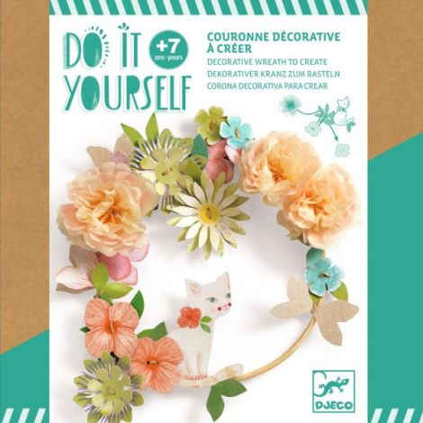 Joc creativ DIY Coronita cu flori Dalia, Djeco - poza 5