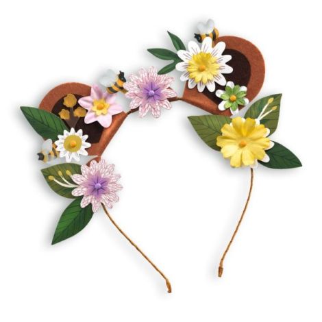 Joc creativ DIY Coronite cu flori, Djeco - poza 5