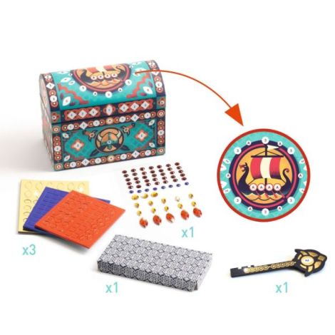 Joc creativ DIY Cufar secret, Djeco - poza 4