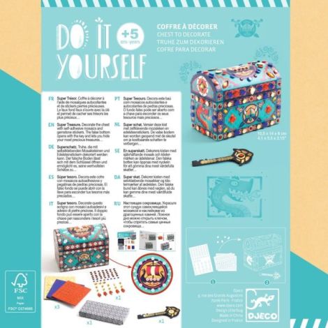 Joc creativ DIY Cufar secret, Djeco - poza 5