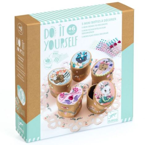 Joc creativ DIY Cutii si cutiute, Djeco - poza 1