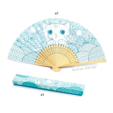 Joc creativ DIY evantai Koneko, Djeco - poza 3