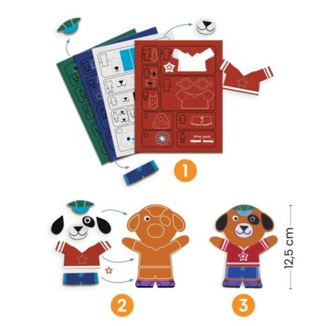 Joc creativ DIY Funky Familie, Djeco - poza 2