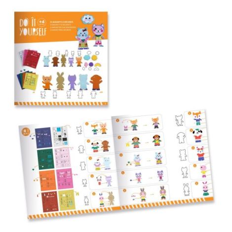 Joc creativ DIY Funky Familie, Djeco - poza 4