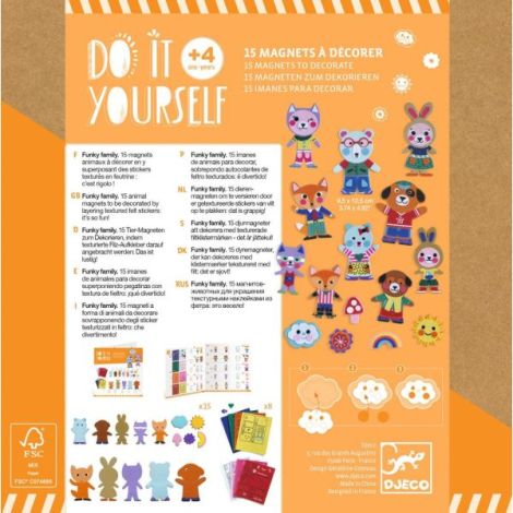 Joc creativ DIY Funky Familie, Djeco - poza 5